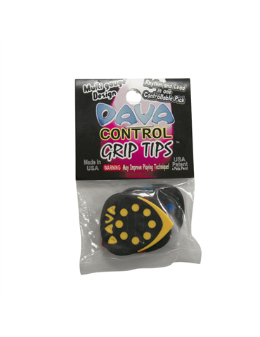 Bolsa 6 Púas Dava 6024 Control Grip Tips Delrin