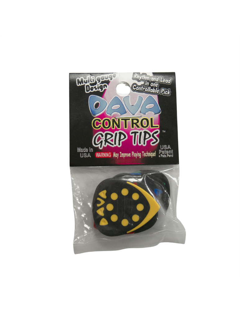 Bolsa 6 Púas Dava 6024 Control Grip Tips Delrin