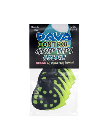Bolsa 6 Púas Dava 6924 Control Grip Tips Nylon