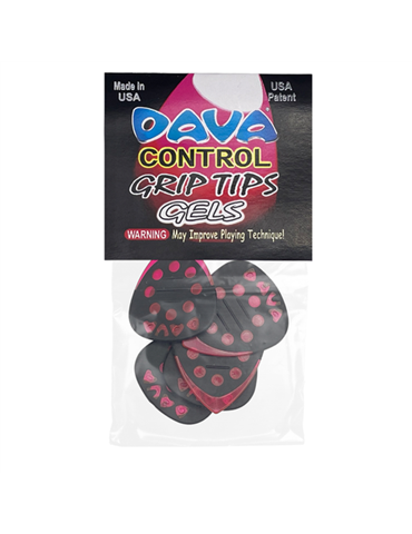 Bolsa 6 Púas Dava 6624 Control Grip Tips Gels