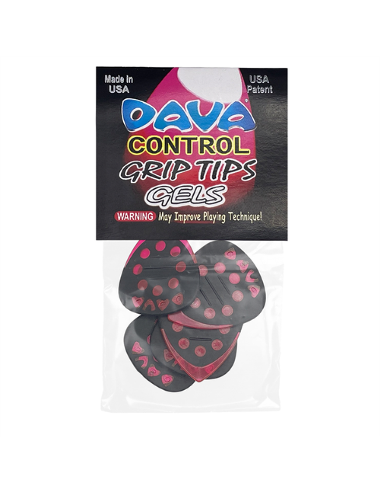 Bolsa 6 Púas Dava 6624 Control Grip Tips Gels