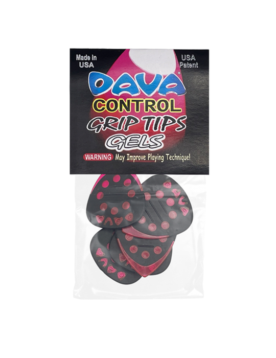 Bolsa 6 Púas Dava 6624 Control Grip Tips Gels