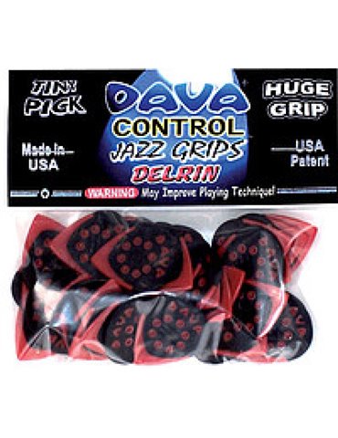 Bolsa 36 Púas Dava 9036 Control Jazz Grips Delrin