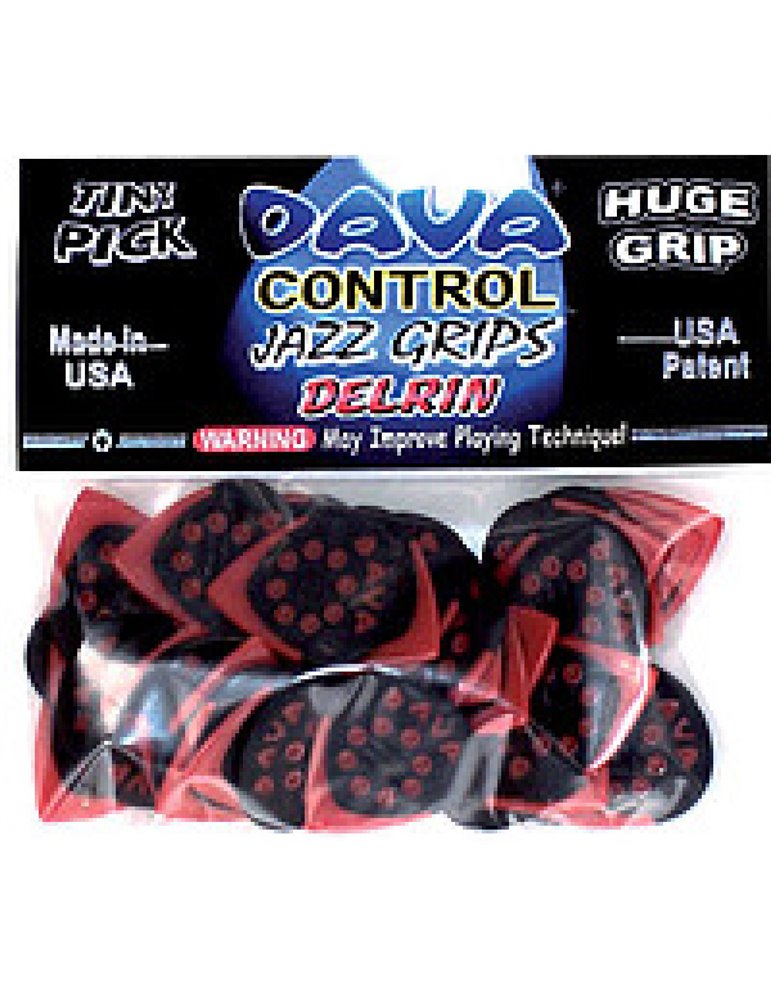 Bolsa 36 Púas Dava 9036 Control Jazz Grips Delrin
