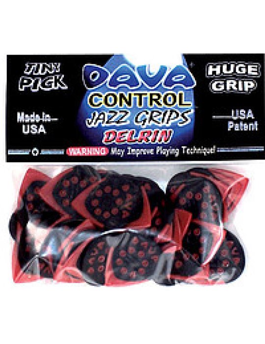 Bolsa 36 Púas Dava 9036 Control Jazz Grips Delrin