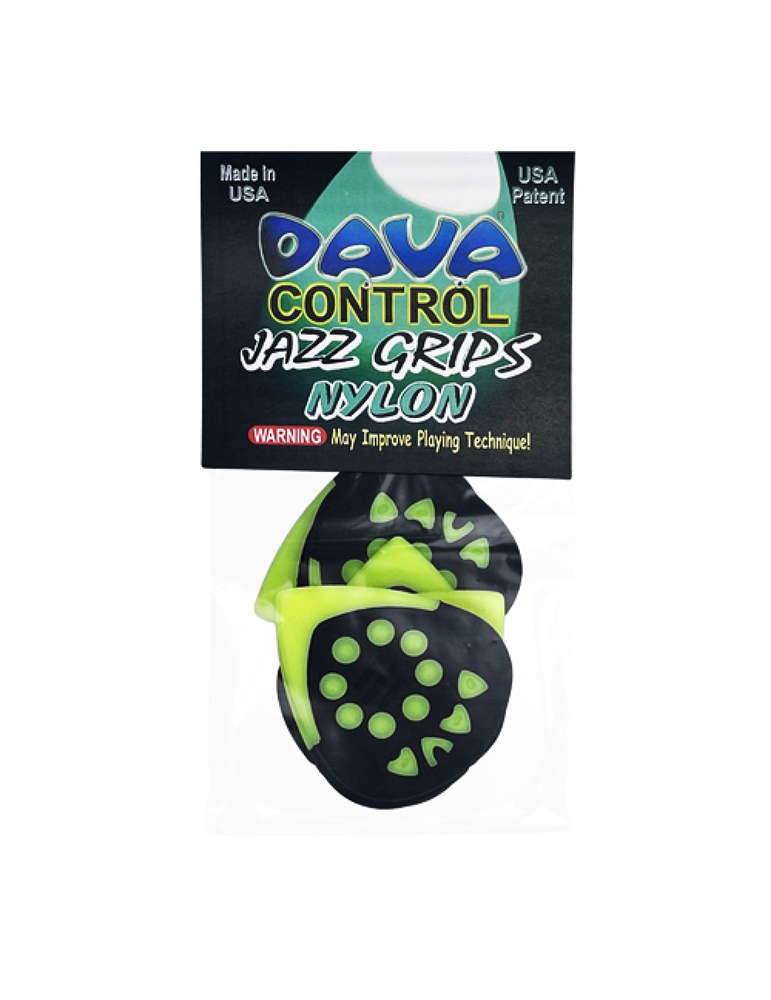 Bolsa 6 Púas Dava 9124 Control Jazz Grips Nylon