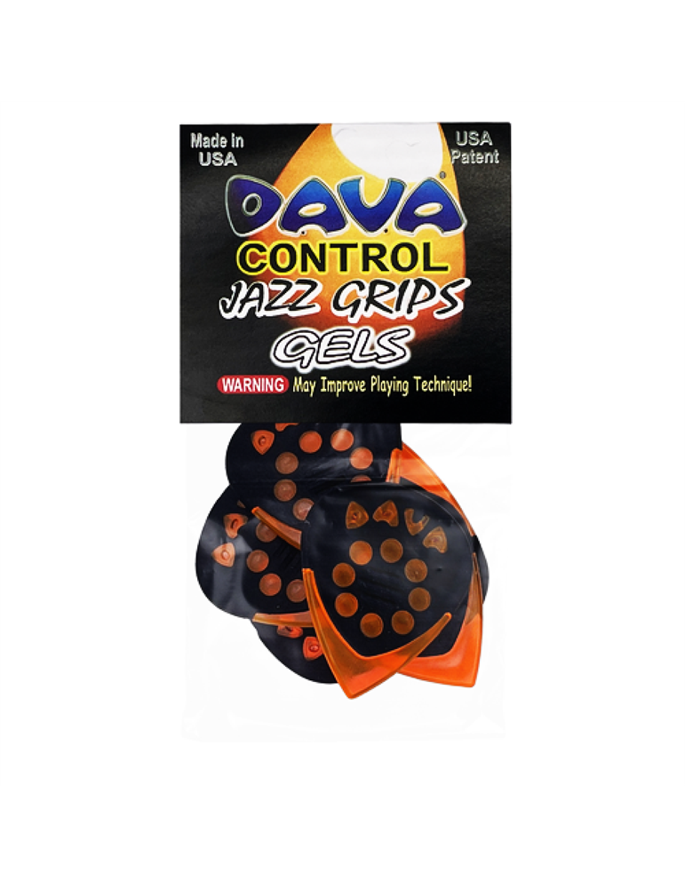 Bolsa 6 Púas Dava 9224 Control Jazz Grips Gels
