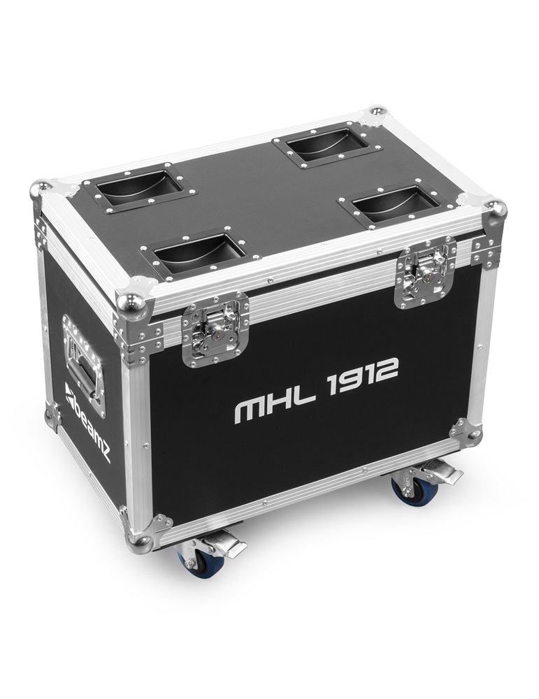 MHL1912 LED Wash Cabezal móvil con Zoom 2pcs en Flightcase