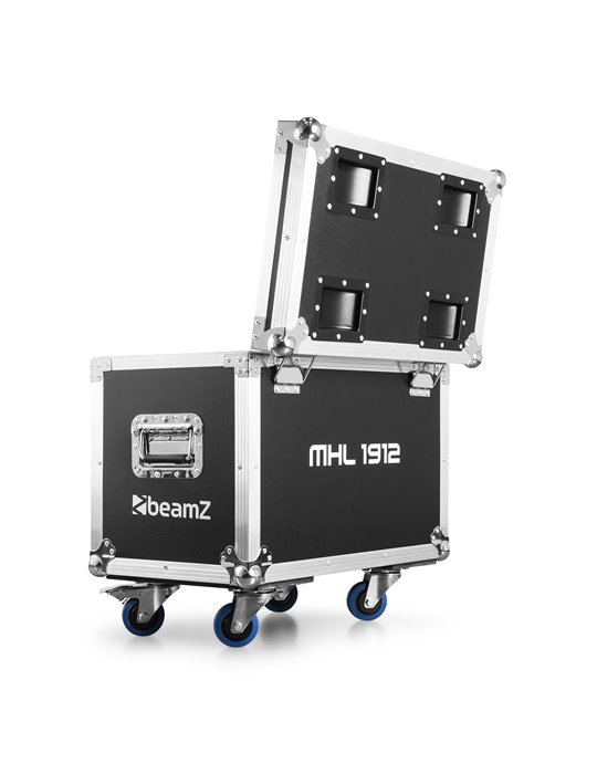 MHL1912 LED Wash Cabezal móvil con Zoom 2pcs en Flightcase