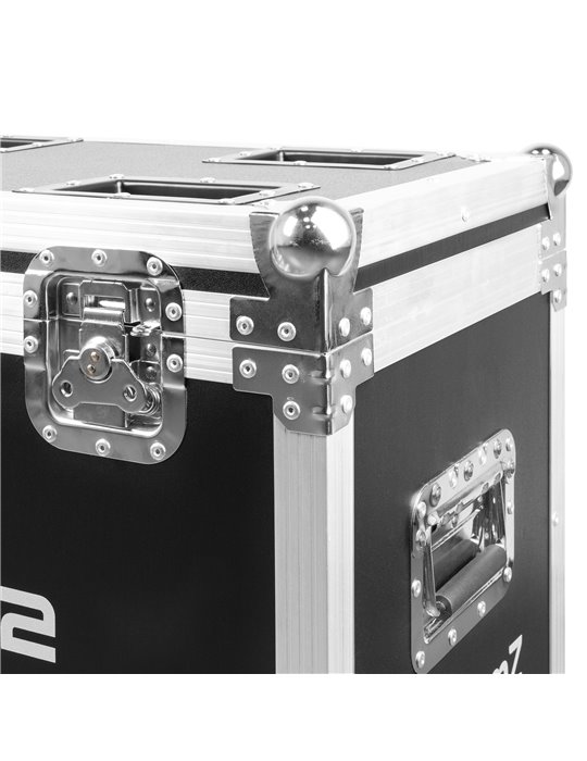 MHL1912 LED Wash Cabezal móvil con Zoom 2pcs en Flightcase
