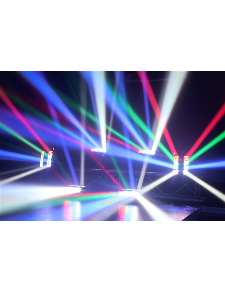 MHL820 Doble Helix 8x 3W RGBW LEDs DMX