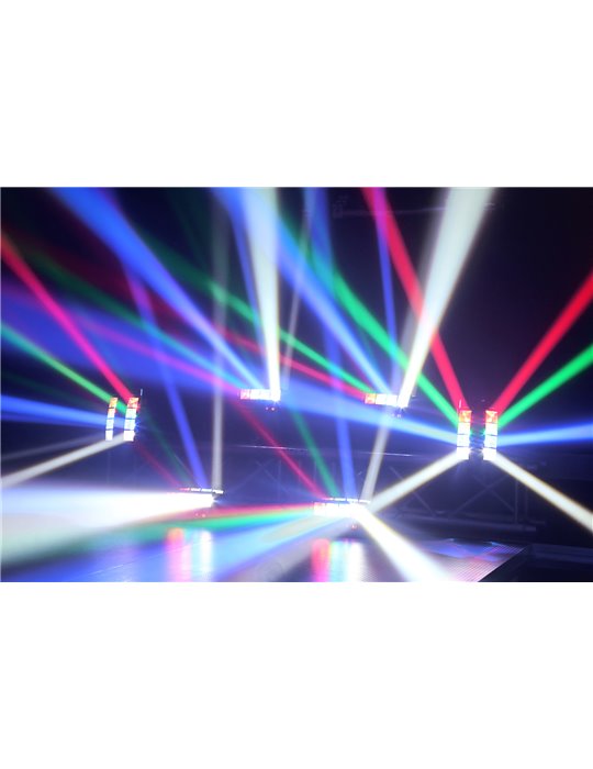 MHL820 Doble Helix 8x 3W RGBW LEDs DMX