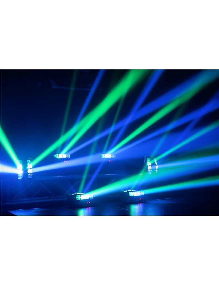 MHL820 Doble Helix 8x 3W RGBW LEDs DMX