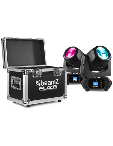 Fuze75B Set 2 pcs Cabeza Movil LED en Flightcase 2