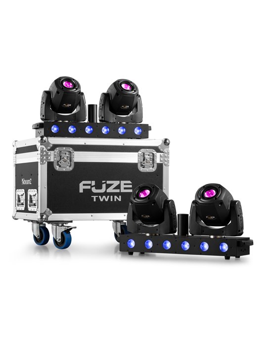 FCFTB Flightcase para 2 piezas Fuze Twin