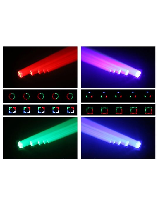 Galaxy5 Barra de cabeza móvil 5x40W