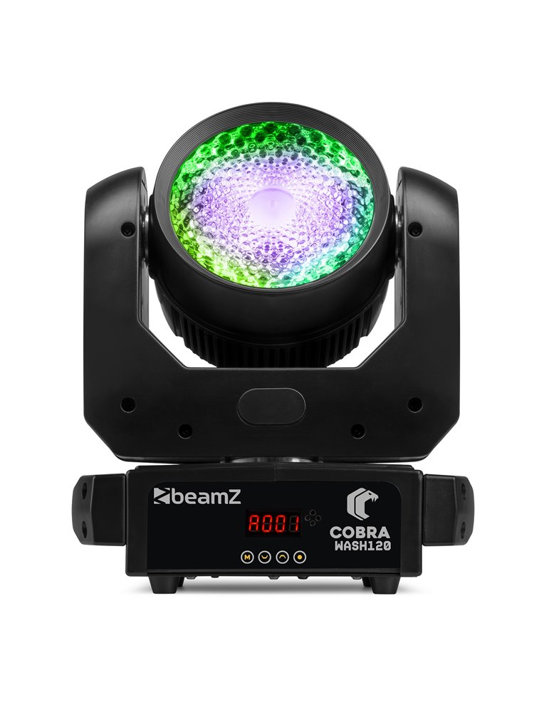 Cobra Wash120 Cabeza móvil LED con anillo LED