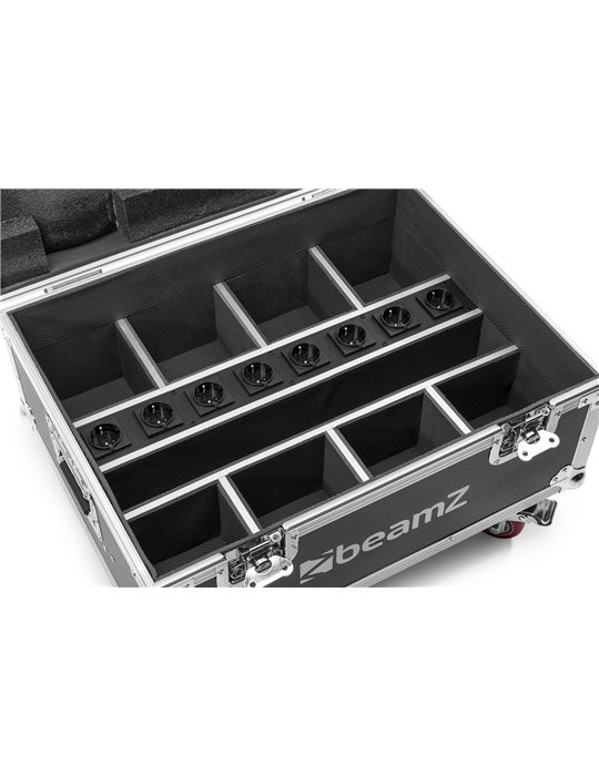 FCC9 FlightCase para 8x focos serie BBP9