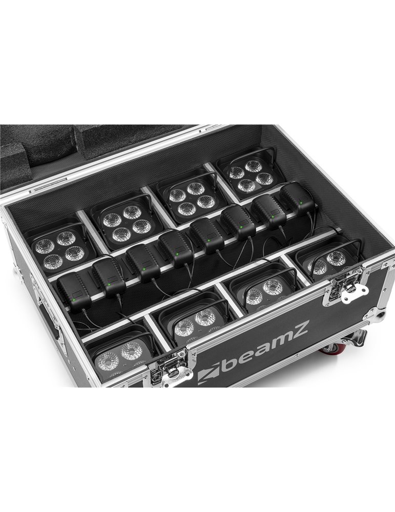 FCC9 FlightCase para 8x focos serie BBP9