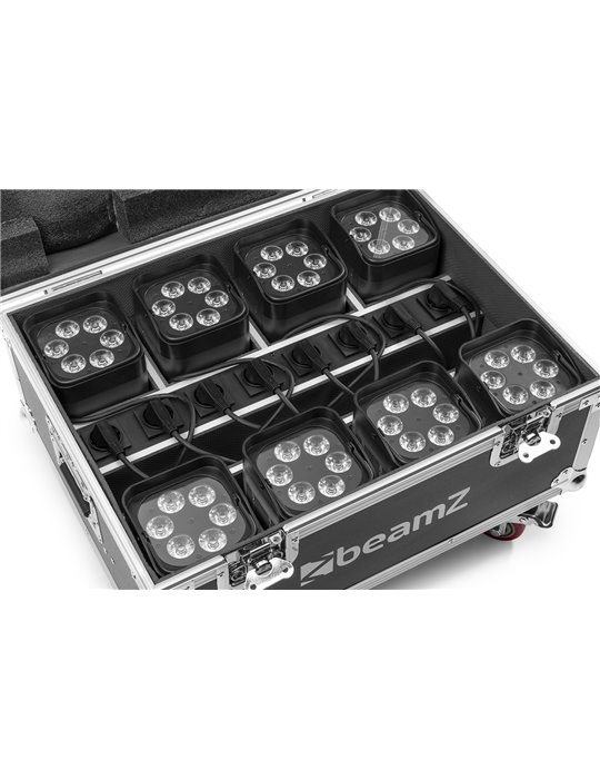 FCC9 FlightCase para 8x focos serie BBP9