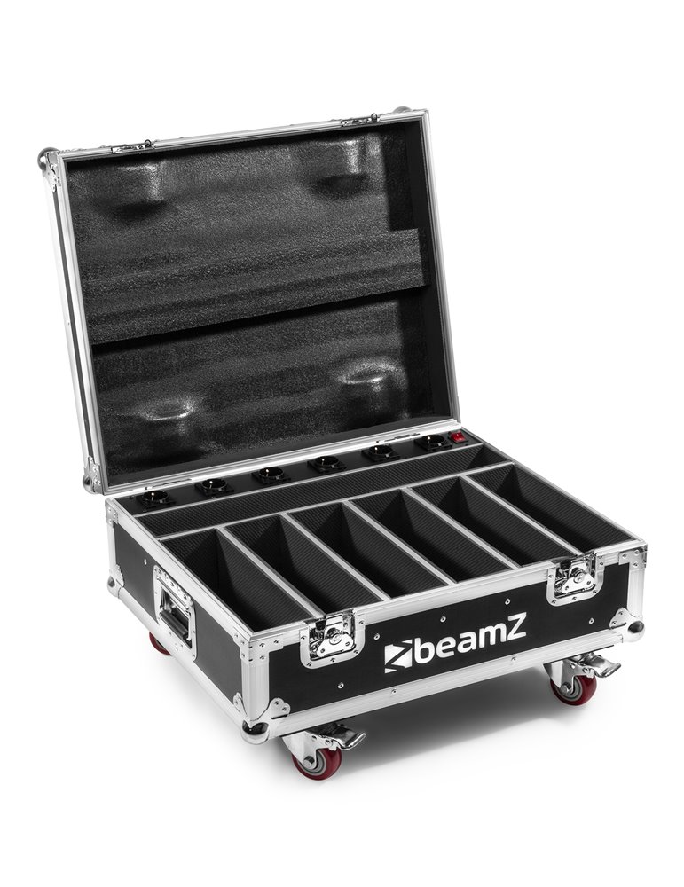 FCC12 FlightCase para 6x focos serie BBP612 Charging
