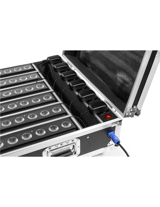 FCC12 FlightCase para 6x focos serie BBP612 Charging