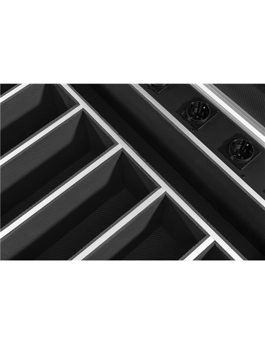 FCC12 FlightCase para 6x focos serie BBP612 Charging