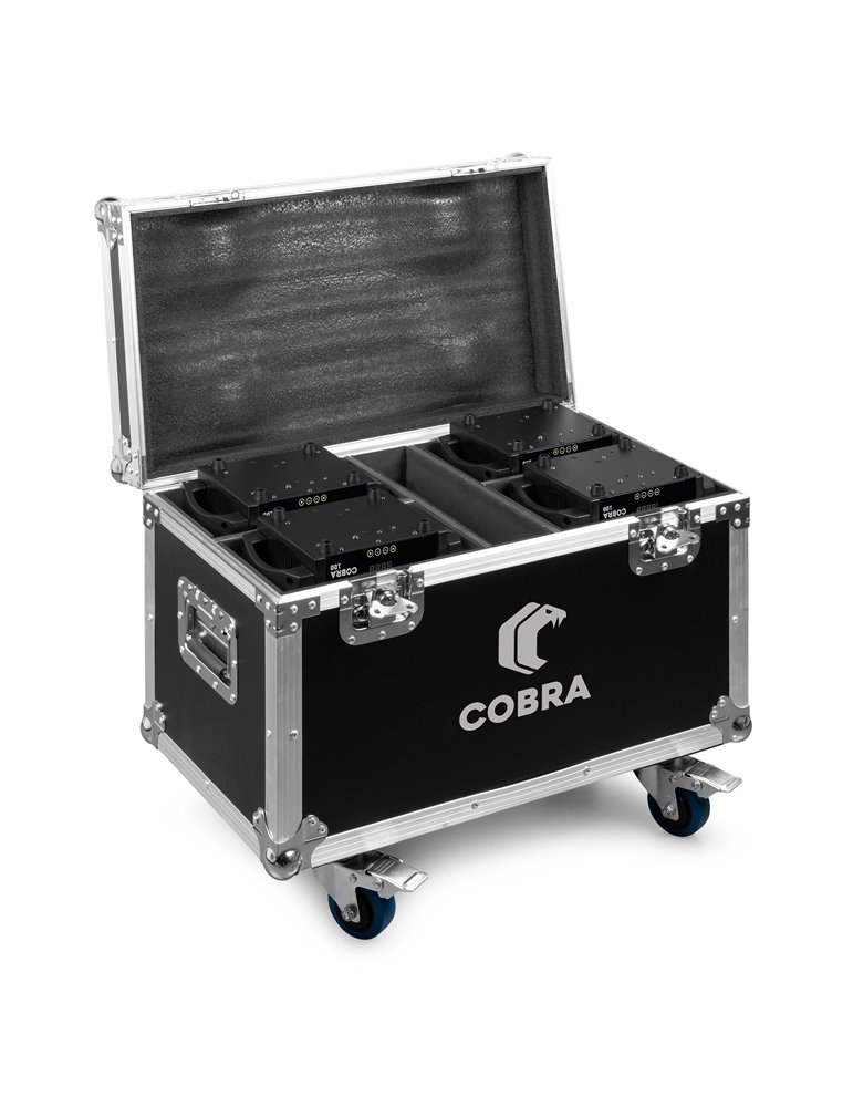 FC4COBRA Flightcase para 4pcs Series Cobra