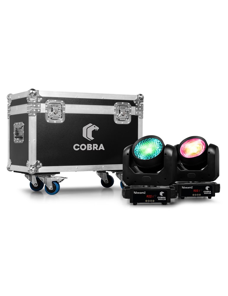 FC4COBRA Flightcase para 4pcs Series Cobra