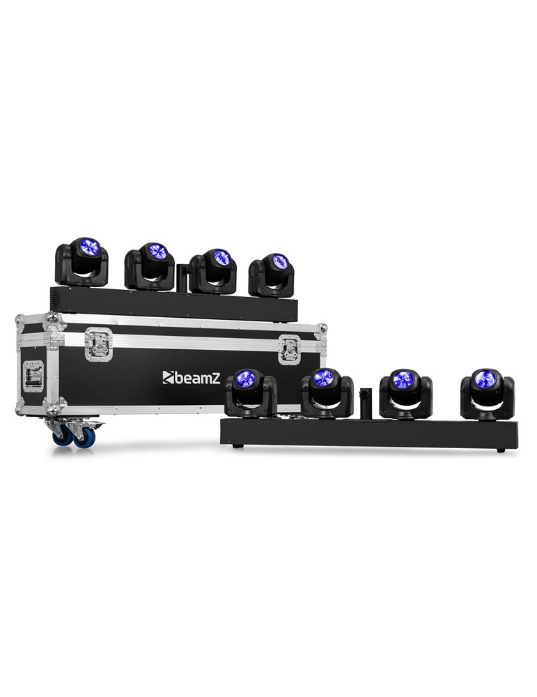 FCPQ Flightcase para 2x Panther Quatro Bar