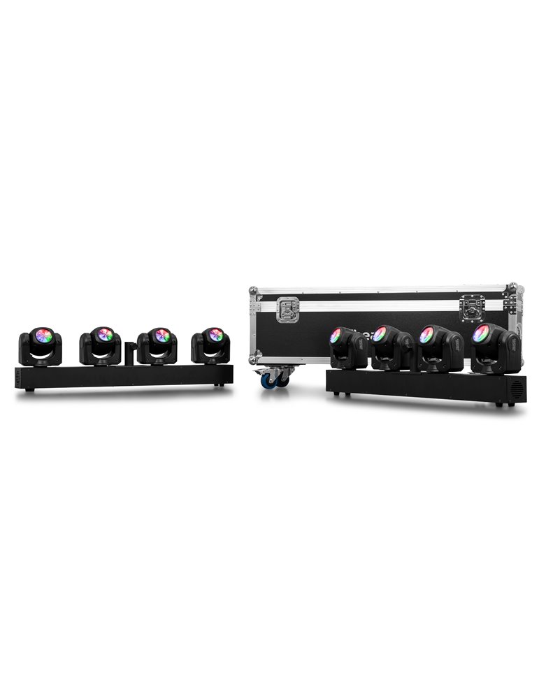 FCPQ Flightcase para 2x Panther Quatro Bar