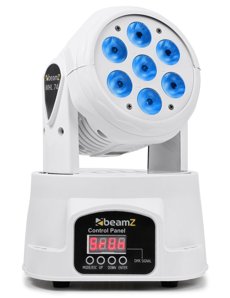 MHL74 LED Wash Cabeza Movil 7x 10W Bianco