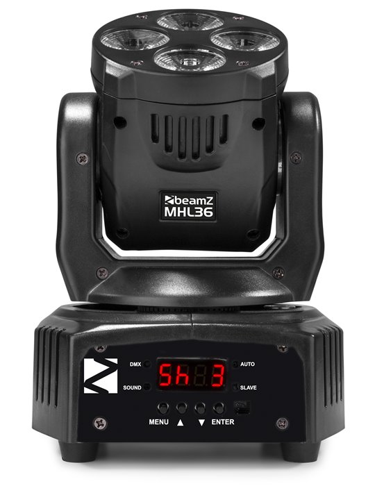 MHL36 LED Wash Cabeza movil 4x 9W set de 2 piezas en bolsa