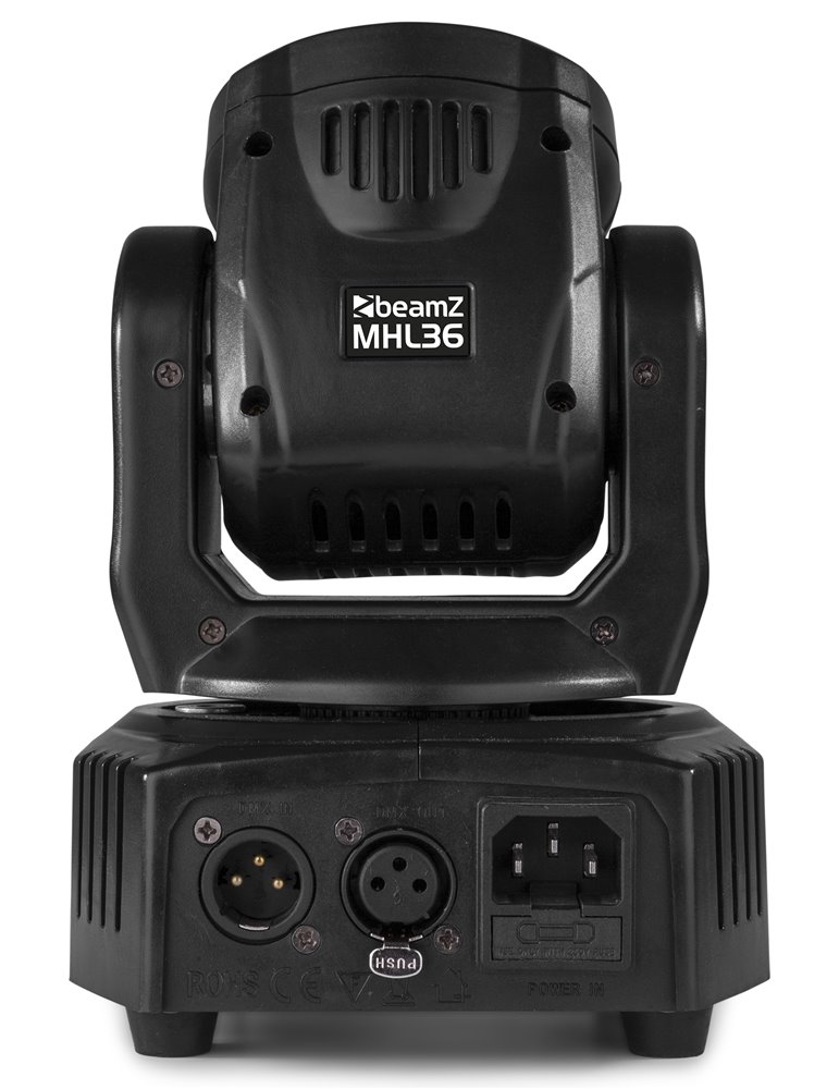 MHL36 LED Wash Cabeza movil 4x 9W set de 2 piezas en bolsa