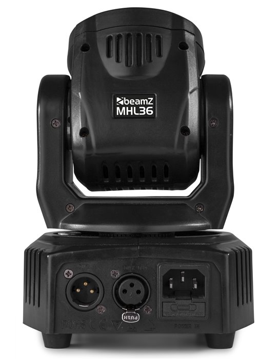 MHL36 LED Wash Cabeza movil 4x 9W set de 2 piezas en bolsa