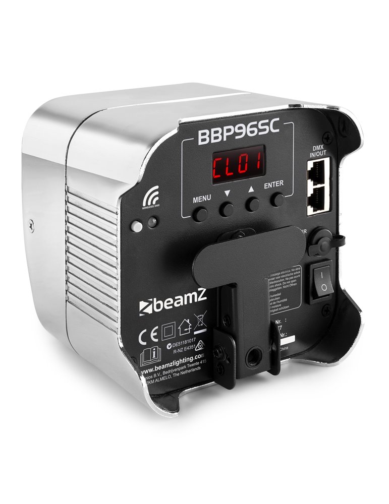 BBP96SC Foco PAR con bateria 6x 12W WDMX