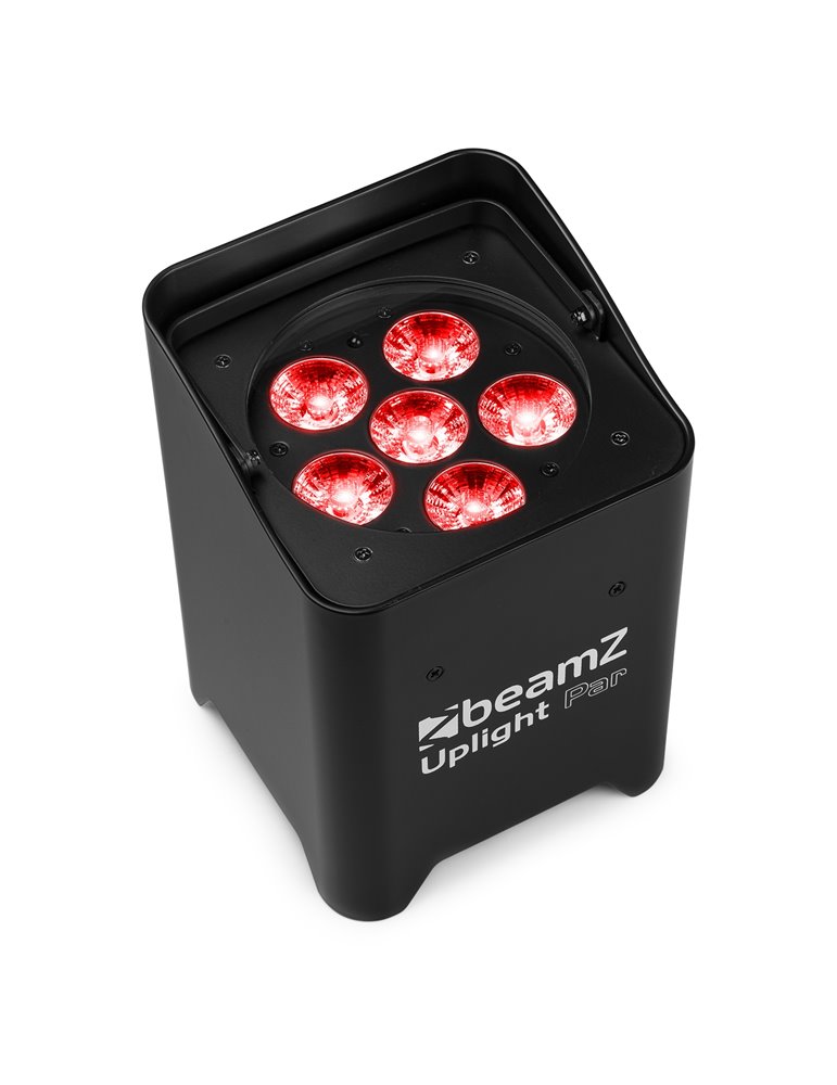 BBP62 Conjuntos focos Uplight, 6 focos Uplights (in/out) en Flightcase con cargador