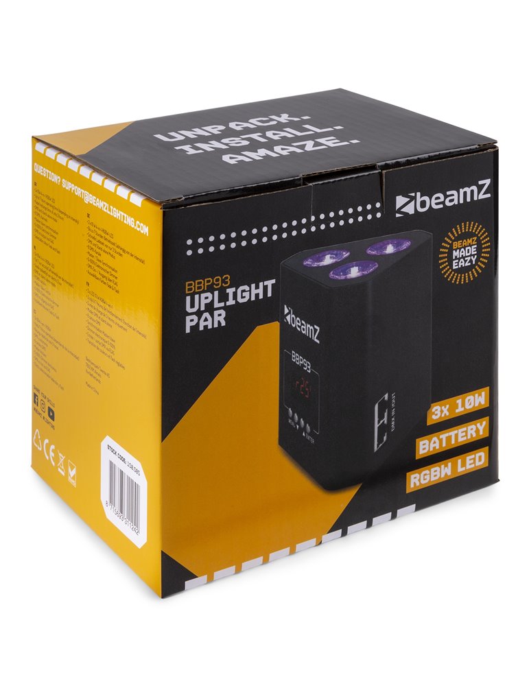BBP93 Foco PAR Batería 3x 10W