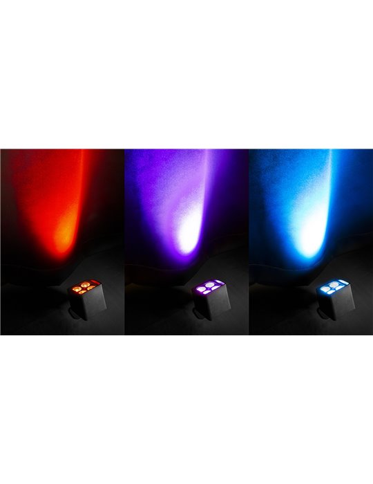 BBP44 Foco Mini Uplight a batería 4x 4W Outdoor