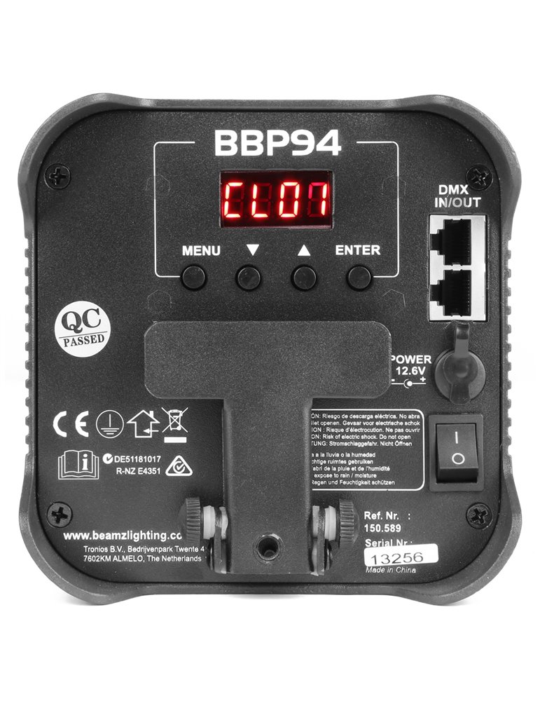 BBP94 Foco PAR con bateria 4x 10W