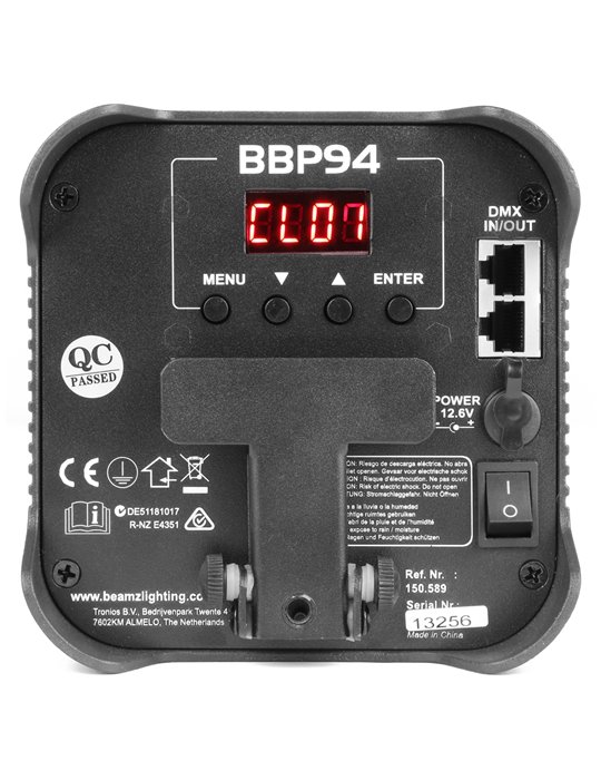 BBP94 Foco PAR con bateria 4x 10W