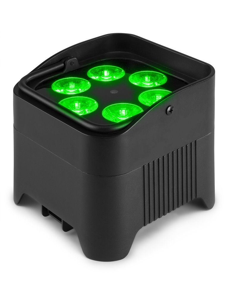 BBP96S Foco PAR con bateria 6x 12W WDMX