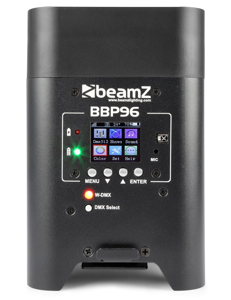 BBP96 Foco Par con bateria 6x 12W