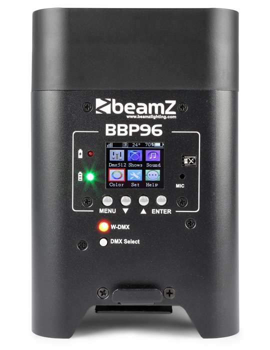 BBP96 Foco Par con bateria 6x 12W