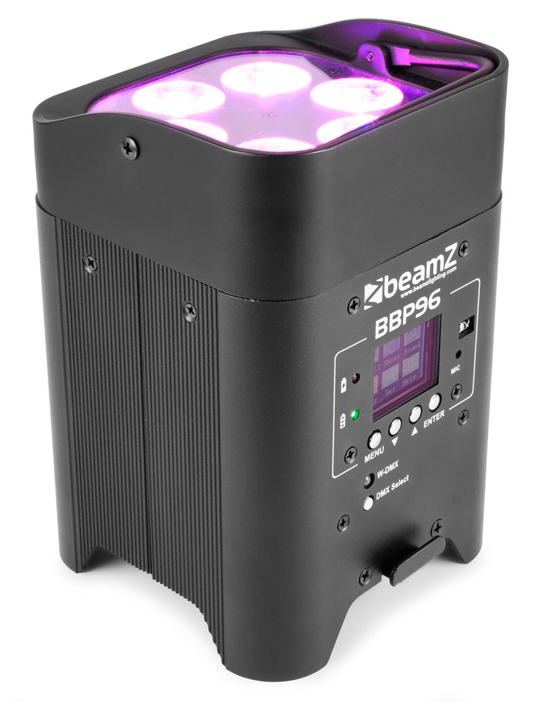 BBP96 Foco Par con bateria 6x 12W