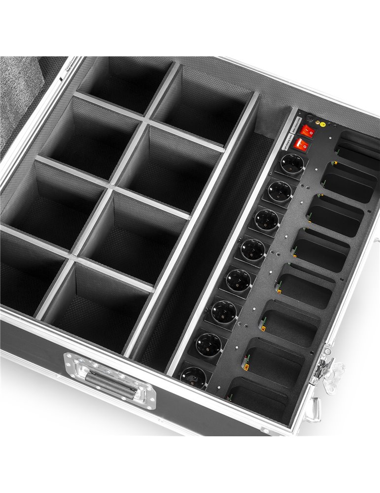 FCC10 Flightcase para 8x BBP5X con cargador