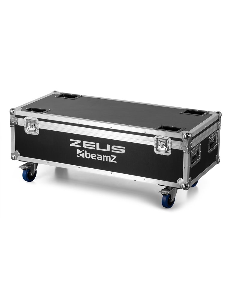 Zeus Juego de Tubos de Batería RGBW juego de 8 en Flightcase