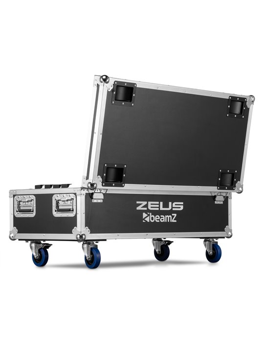 Zeus Juego de Tubos de Batería RGBW juego de 8 en Flightcase