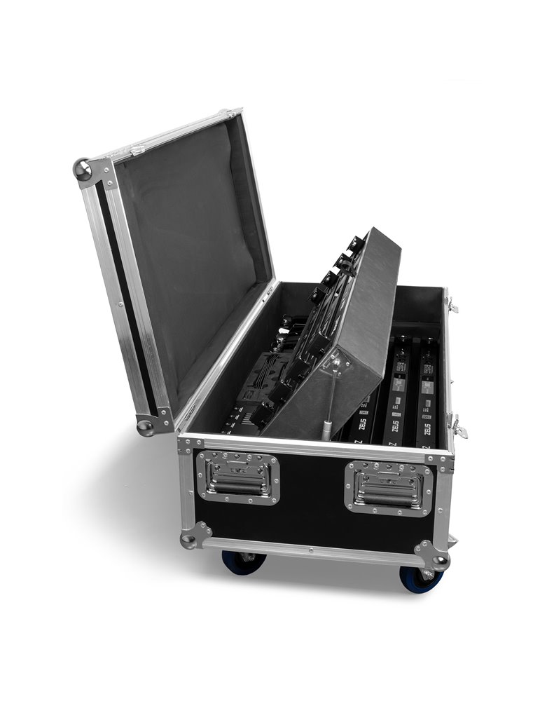 Zeus Juego de Tubos de Batería RGBW juego de 8 en Flightcase