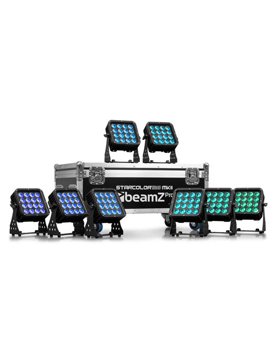 FL128 Flightcase para 8pcs Star-Color 128 Proyectores Wash